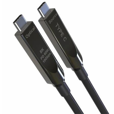 PremiumCord USB-C kabel GEN2 AOC DP1.4 video rozlišení 8K@60Hz a 4K@144Hz 10Gbps 7m