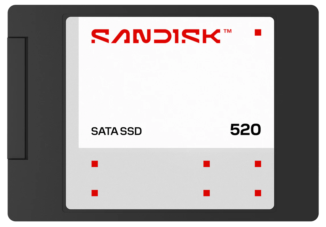 SANDISK 520 SATA III, 1TB, SSD disk 2,5", TLC 3D NAND, R:560MB/s, W:520MB/s