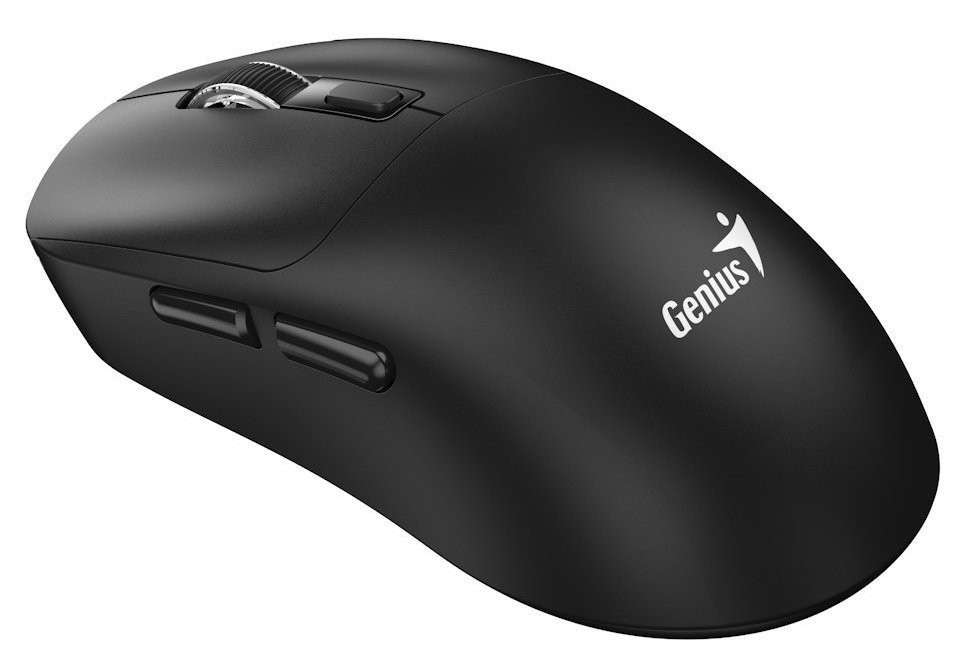 Genius NX-8260S BT, Myš, bezdrátová, optická, 2400DPI, 6 tlačítek, tichá, dobíjecí, Copilot, Bluetooth + 2,4 GHz, černá