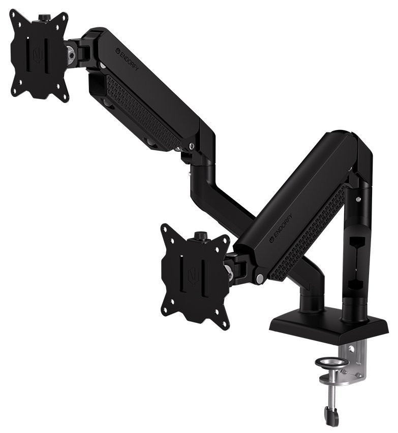 Endorfy Atlas GS Double,Držák, VESA, stolní, pro dva monitory, úhlopříčka až 32", nosnost 2× 10kg,plynová pružina