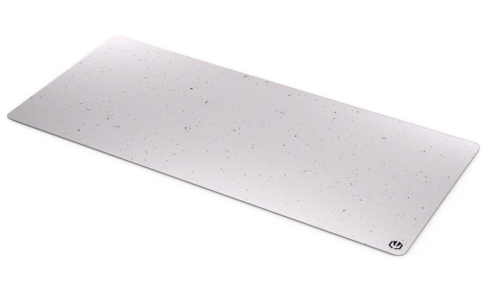 Endorfy Stoneflow White XL,Podložka pod myš, herní, 900×400×3mm, voděodolná, obšitá, bílá