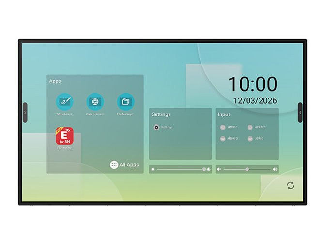 SHARP PN-LB653 65" LB-Series Interactive Display, UHD, 500 cd/m2, 40 touch points, OPS Slot, USB-C, HDMI-out