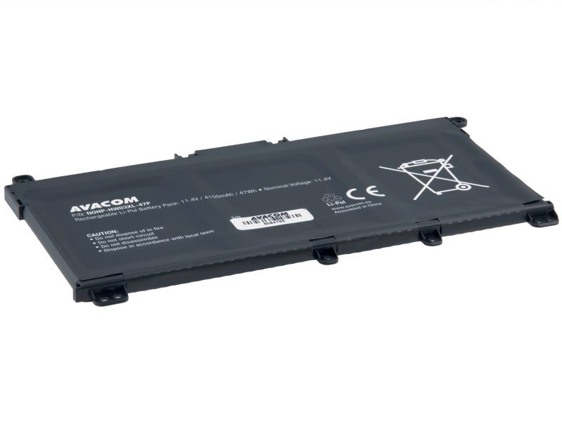 Avacom Náhradní baterie HP 255 G8, G9, 470 G8, G9 Li-Pol 11,4V 4150mAh 47Wh - HW03XL