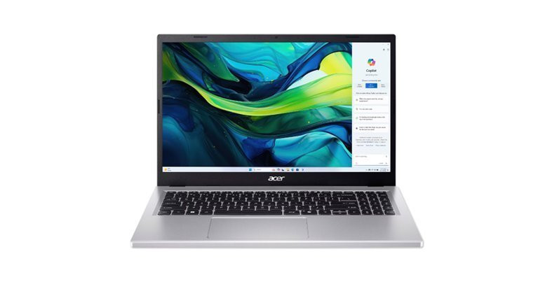 Acer Aspire Go 15 (AG15-41P-R3CW) Ryzen 5 7535HS/16G/1TB SSD/15,6" FHD IPS/W11 Home stříbrná