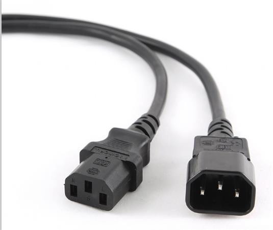 GEMBIRD Kabel síťový  1,8 m napájecí prodlužovací C13 na C14), VDE