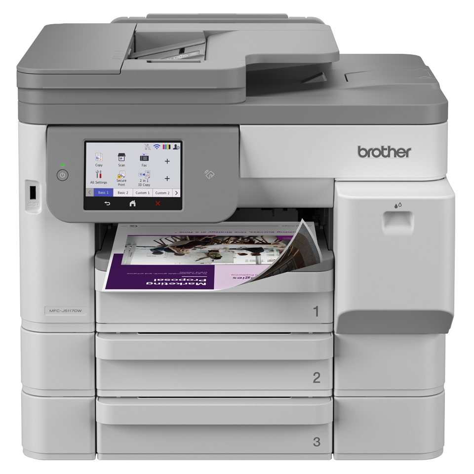 Brother MFC-J5117DW/tiskárna/kopírka/skener/fax, duplexní tisk, síť, ethernet, WiFi