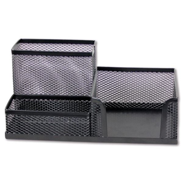 Drátěná krabička na lístky a tužky, černá