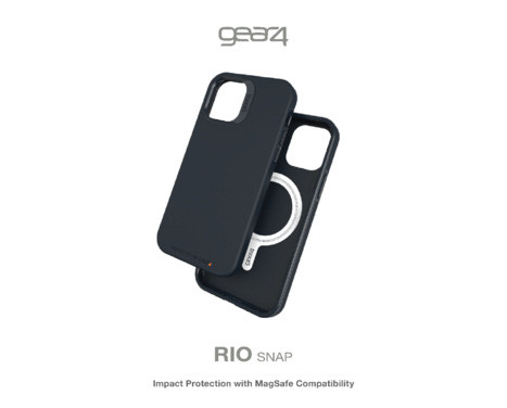 ZAGG GEAR4 D3O Rio Snap kryt iPhone 12 Pro Max černý