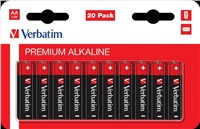 VERBATIM  Alkalická Baterie AA 20 Pack / LR6