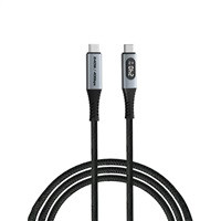 VERBATIM Kabel USB4 Sync & Charge, 240W, s displejem, 120cm