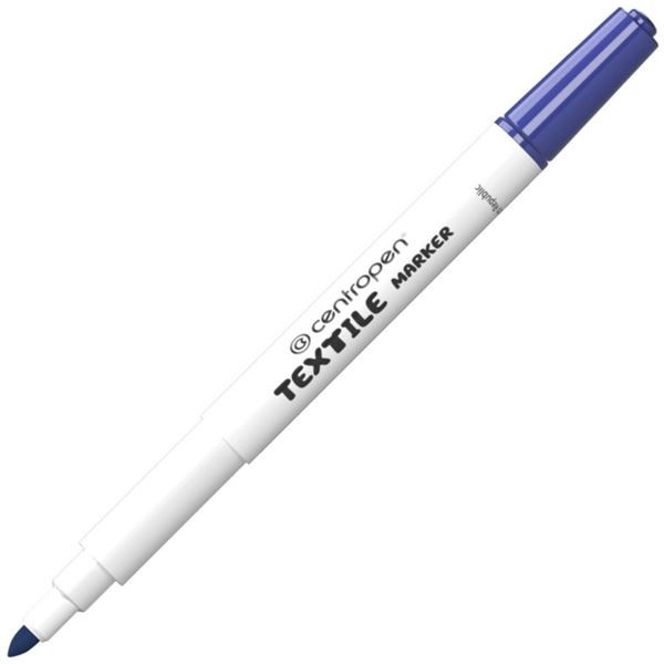 Textilní popisovač Centropen 2739 modrý, silný