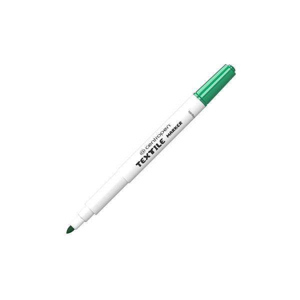 Textilní popisovač Centropen 2739 zelený, silný
