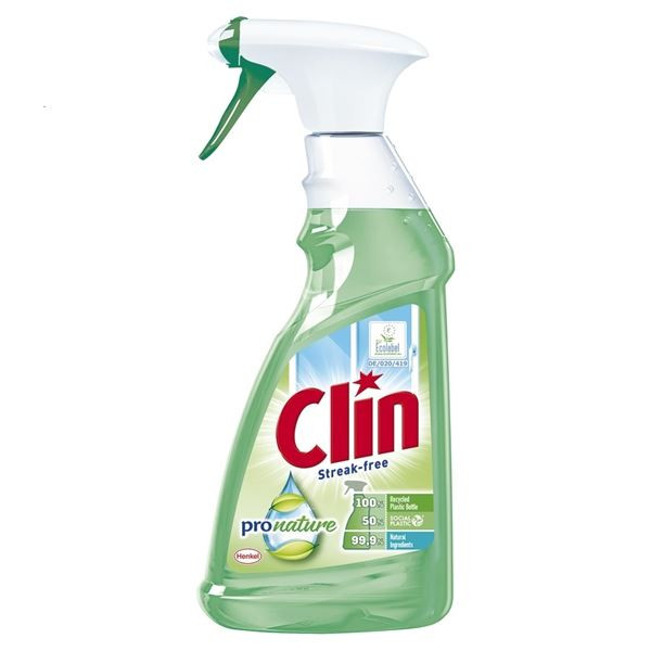 Čisticí prostředek na okna Clin Pro Nature - 500ml