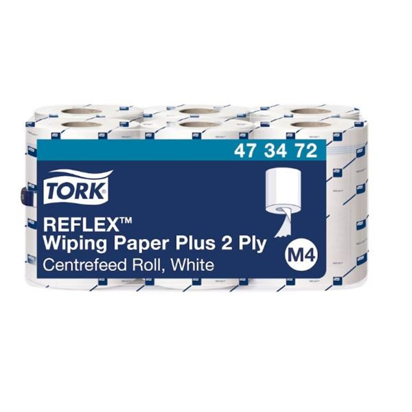 Papírové utěrky v roli Tork Reflex, 2vrstvy,6 rolí