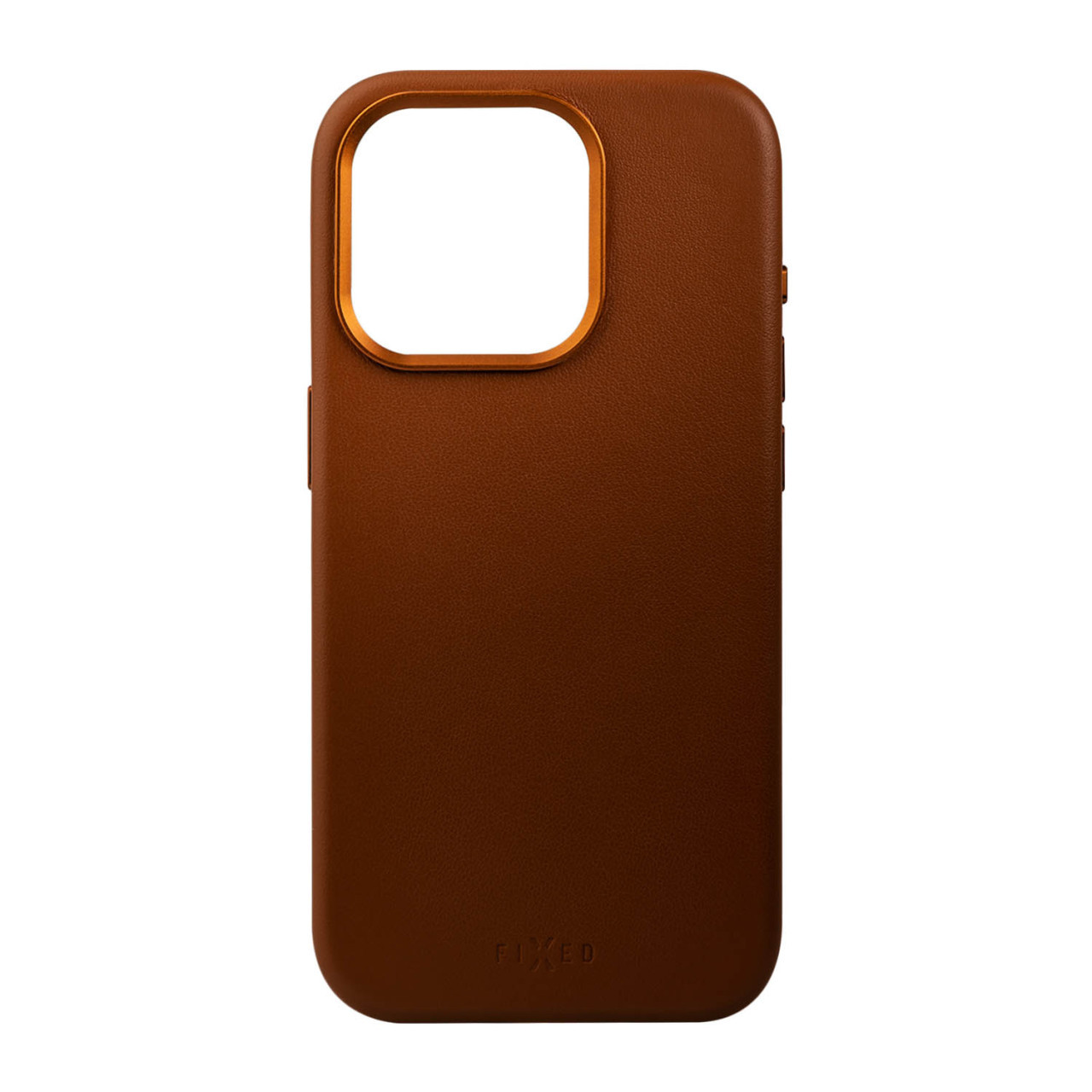 Kožený zadní kryt FIXED MagLeather s podporou MagSafe pro Apple iPhone 15 Pro Max, hnědý