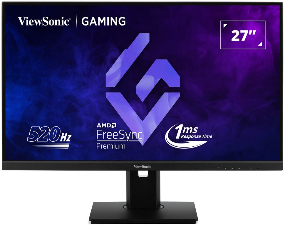 ViewSonic XG2737 27" 16:9 1920 x 1080 SuperClear® IPS, 1ms MPRT, 520Hz, 2 HDMI, DP, HDR10,  výškově nastavitelný