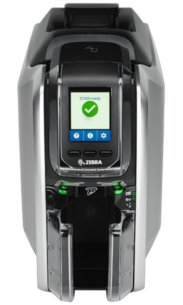 Zebra ZC300 Bundle / single sided / 12 dots/mm (300 dpi) / USB/Ethernet / display / CardStudio