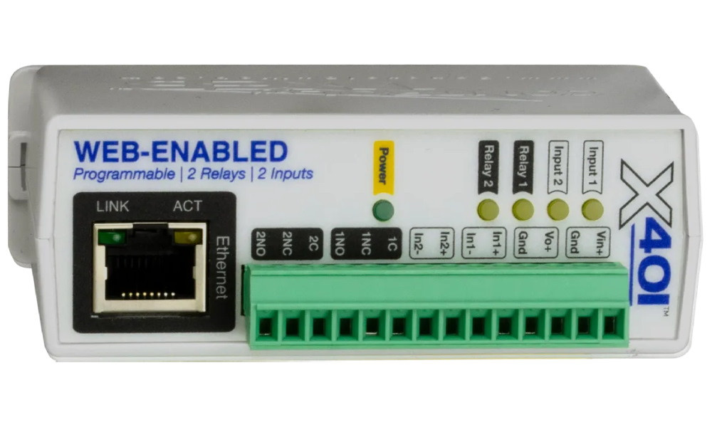 2N Externí IP relé - 2 výstupy, 2 vstupy, podpora HTTPS, POE
