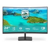 Philips MT VA LED 23,6" 241E1SCA/00 - VA panel, 1920x1080, D-Sub, HDMI, repro, zakriven