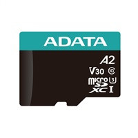 ADATA MicroSDXC karta 256GB Premier Pro UHS-I V30S (R:100/W:80 MB/s) + SD adaptér