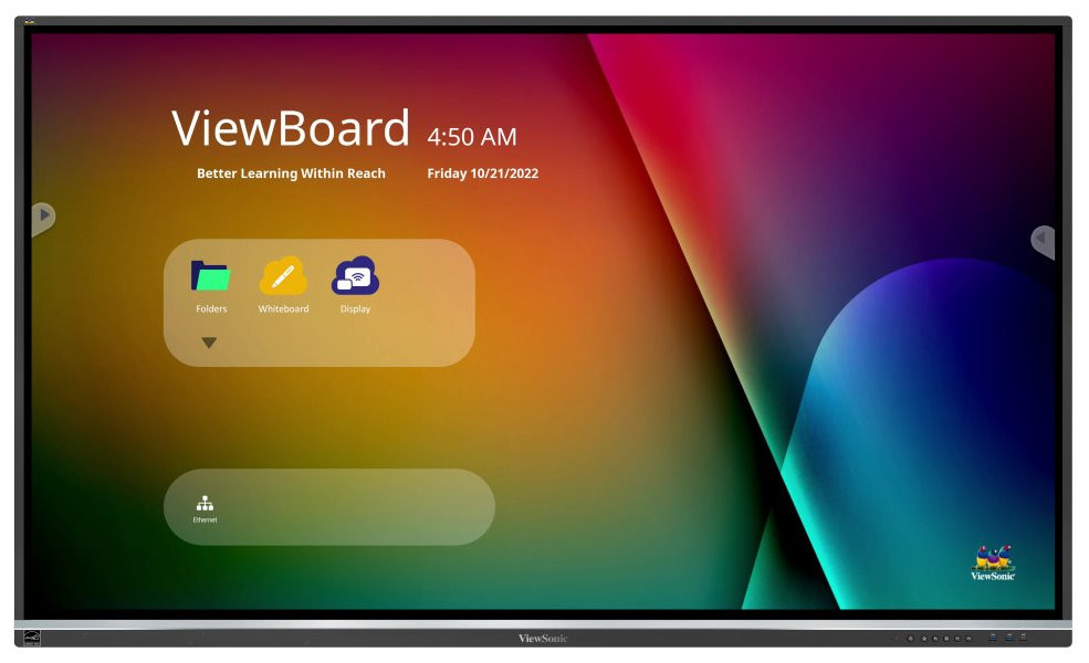 ViewSonic Flat Touch Display IFP7550-5/ 75"/ UHD / 16/7 /400cd / Android 4-32/ OPS/ HDMI/USB-C/ HDMIout
