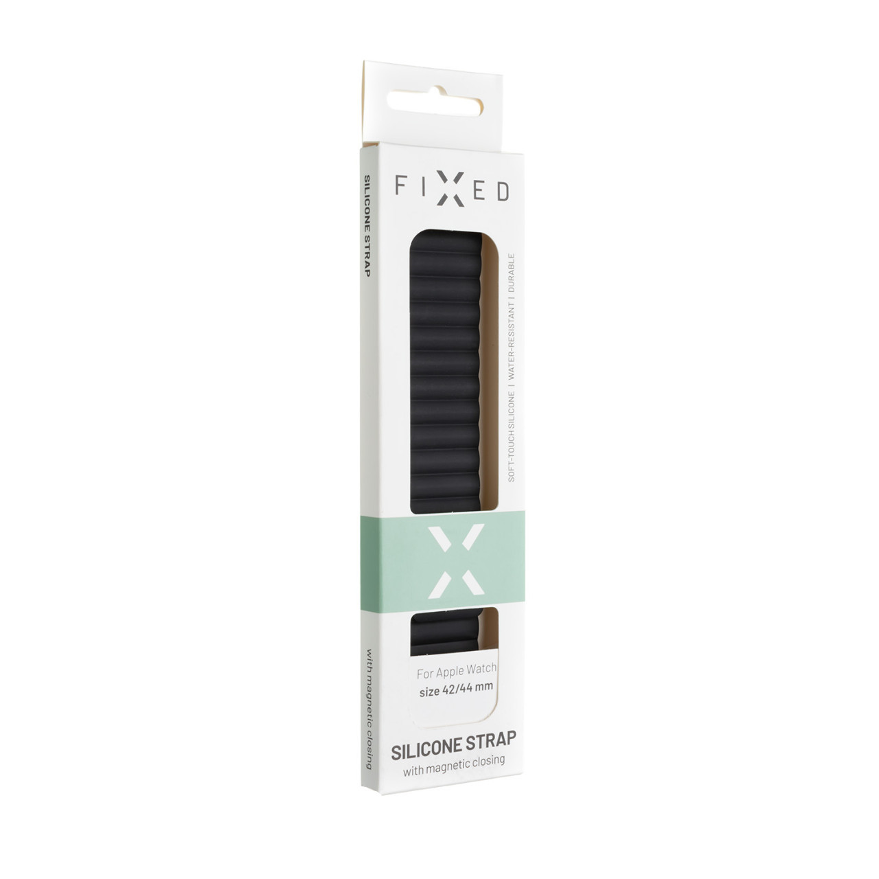 Silikonový řemínek FIXED Magnetic Strap s magnetickým zapínáním pro Apple Watch 38/40/41mm, červený