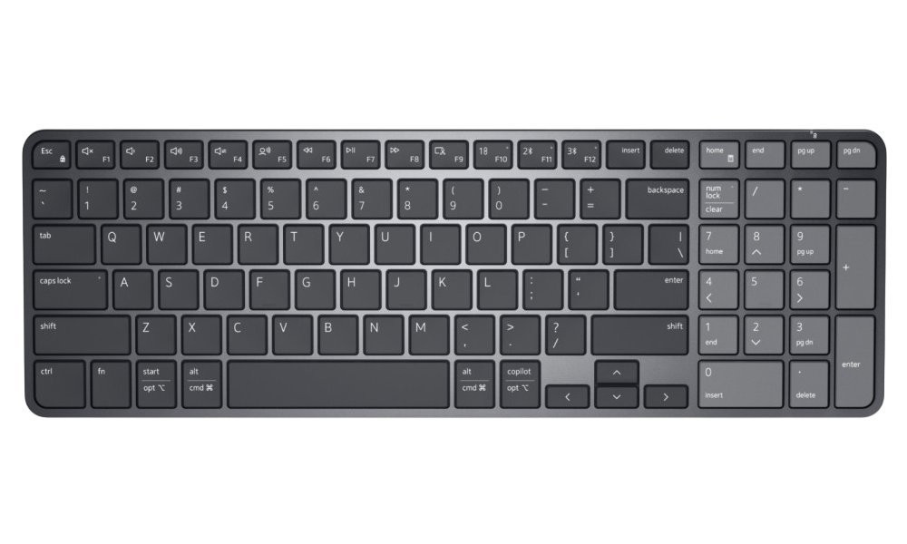 DELL KB746 nabíjecí bezdrátová klávesnice GER/ německá/ QWERTZ
