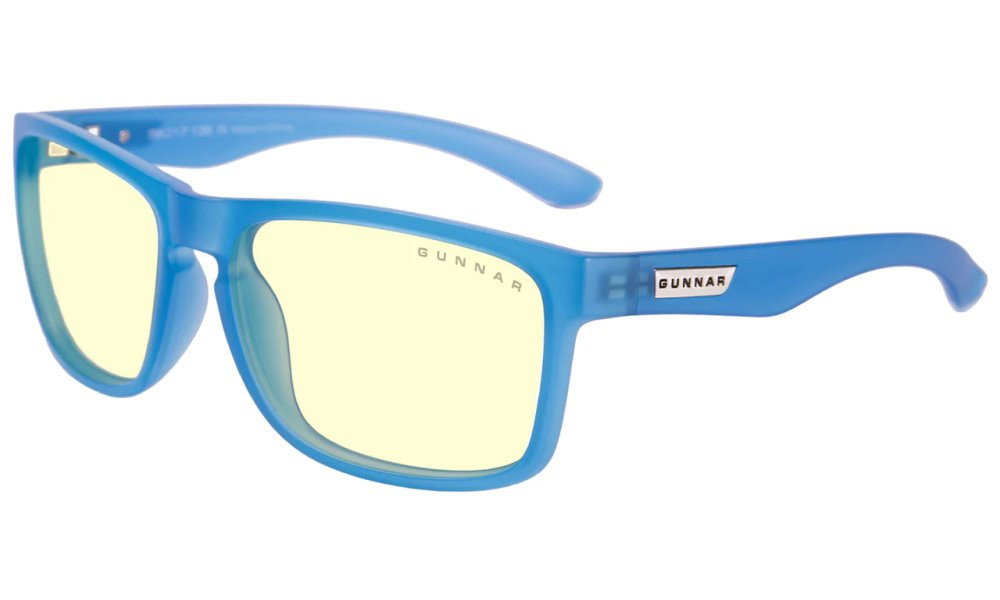 GUNNAR kancelářske/herní brýle INTERCEPT POP COBALT BLUE * jantarová skla * BLF 65 * GUNNAR focus