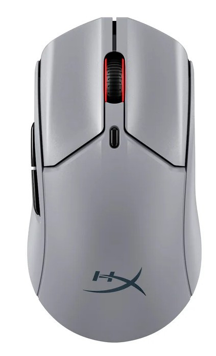 HyperX Pulsefire Haste 2 Pro/Herní/Optická/Pro praváky/26 000 DPI/USB+BT/Šedá