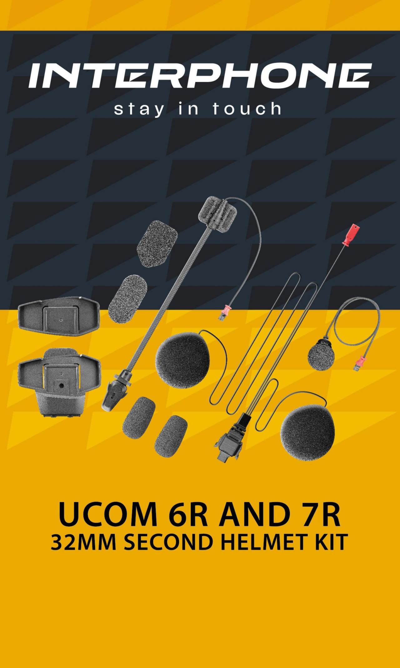 Interphone U-COM R – Audio kit (32mm)