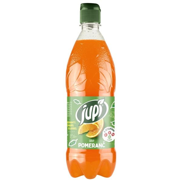 Sirup Jupí, pomeranč 0,7 l