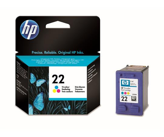 HP Ink Cartridge 22/Color/165 stran