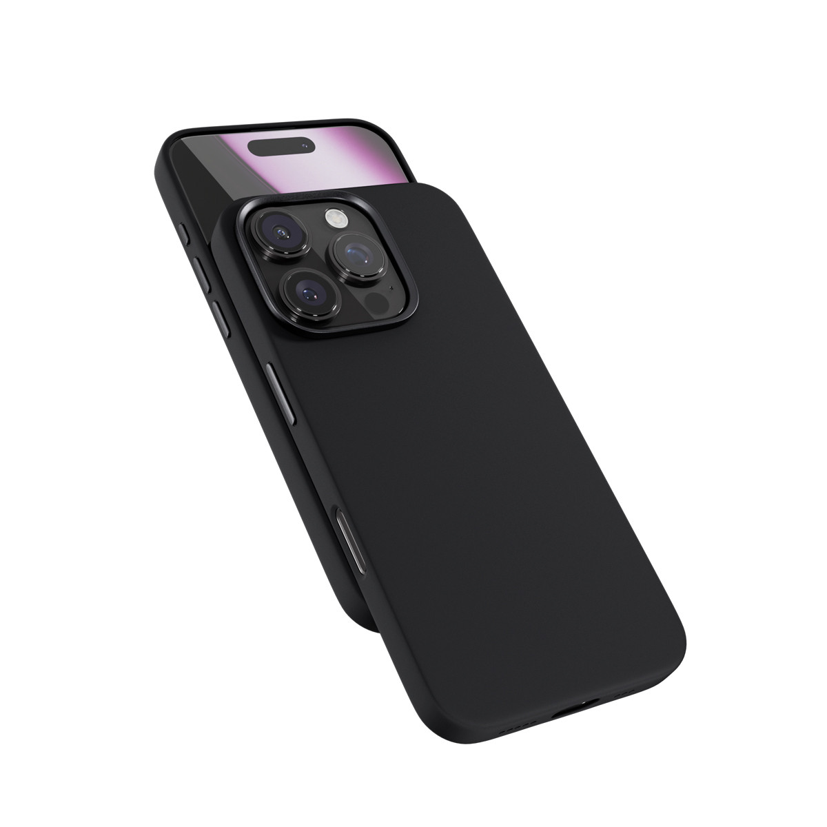 Epico Mag+ Silicone Pro kryt iP. 16 Pro Max - černý