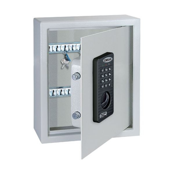 Elektronický sejf na klíče KeyTronic 20 - šedý