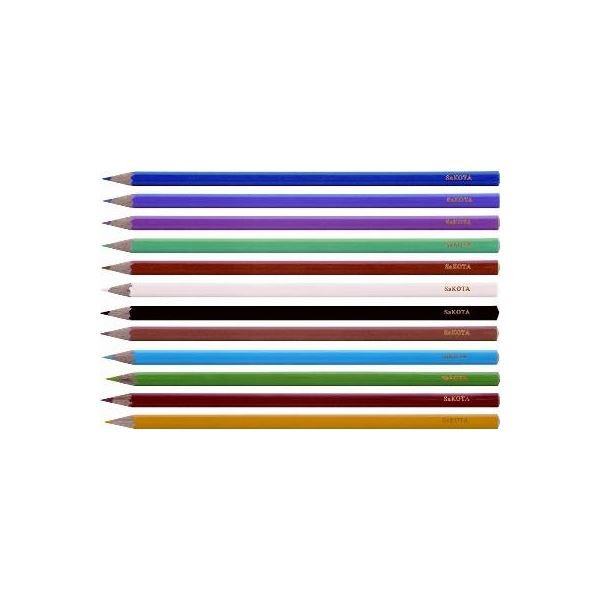 Pastelky Sakota, 12 barev