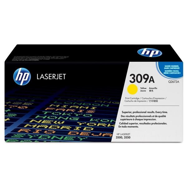 Toner HP Q2672A, žlutý