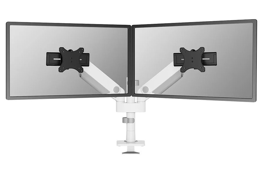 Neomounts DS65S-950WH2  Neomounts NEXT One SL Desk Mount, double display, sliding VESA (topfix clamp/grommet), white