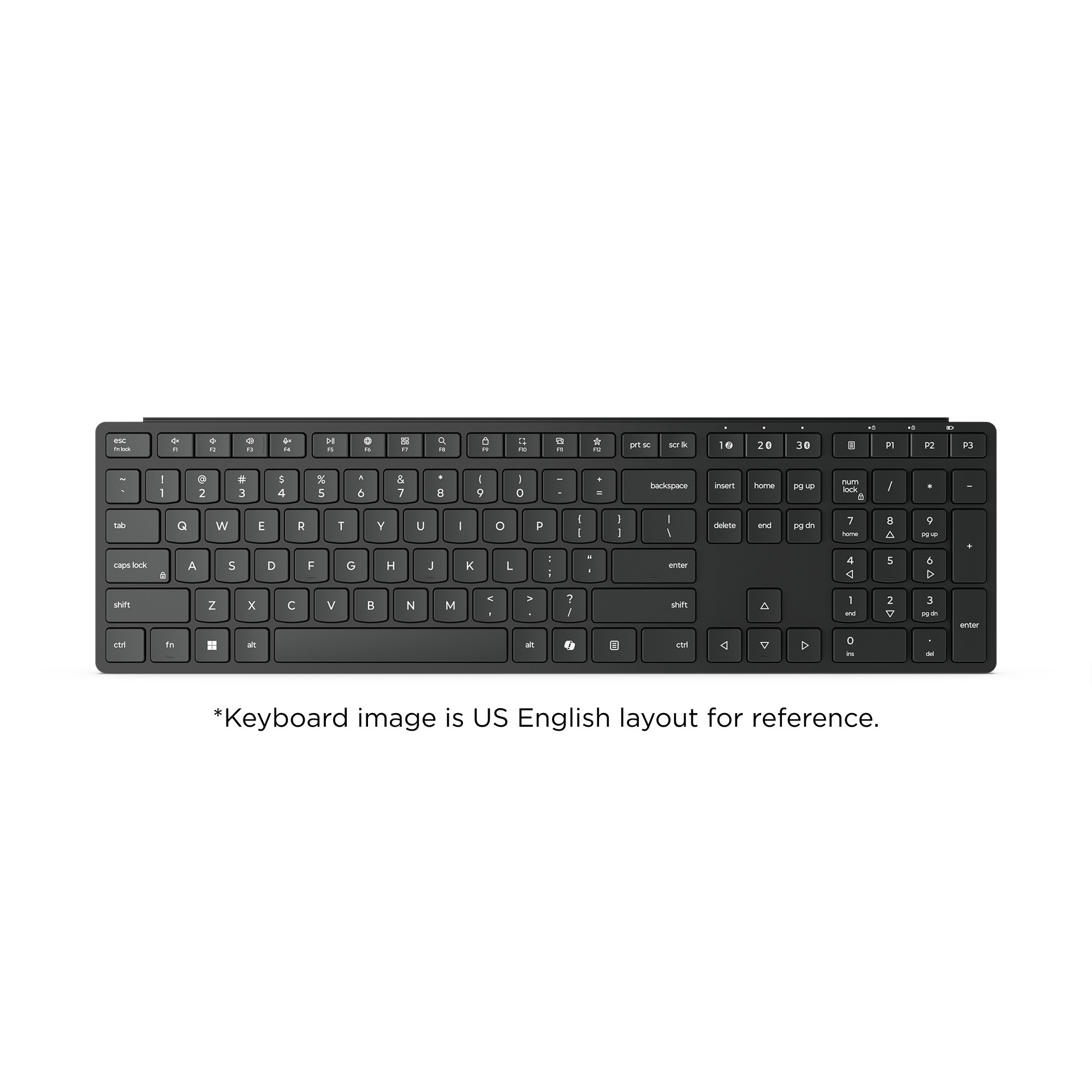 Lenovo Wireless Multi-Mode Pro Keyboard 6000/USB+BT/CZ/Černá