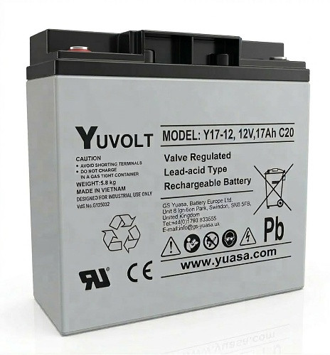Yuasa YUVOLT Y17-12FR M5 VdS (12V; 17Ah)