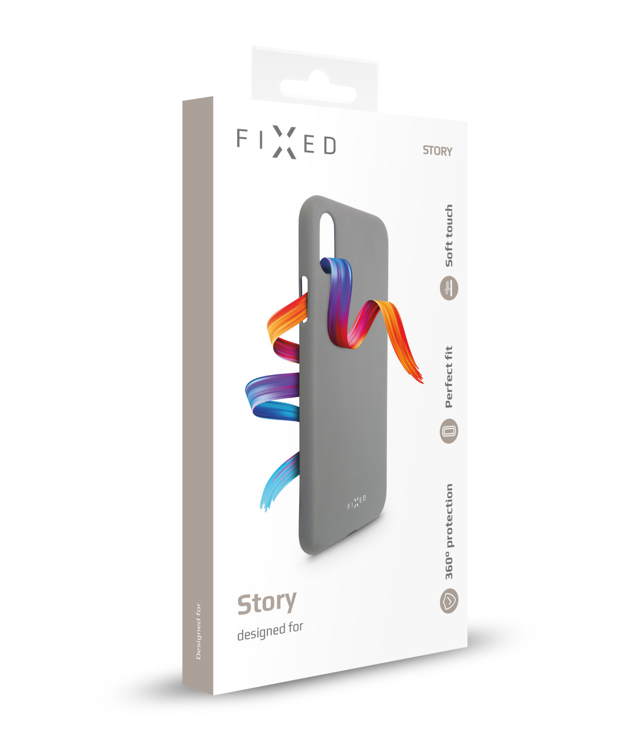 Zadní pogumovaný kryt FIXED Story pro Apple iPhone 11 Pro, šedý