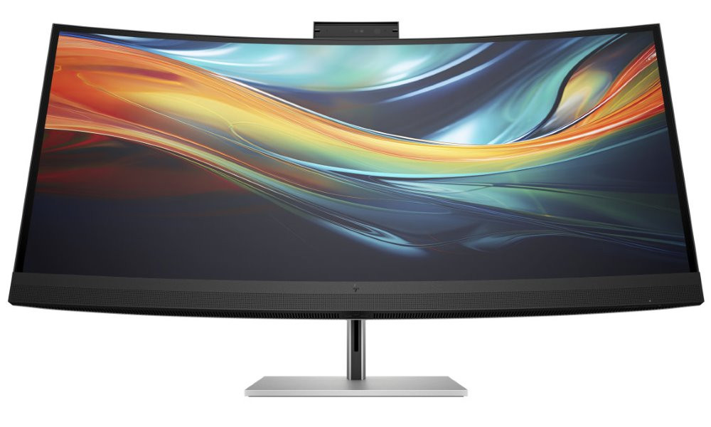 HP 740pm/ 39,7" prohnutý/ 5120x2160/ IPS/ 5ms/ 300 cd/m2/ 1000:1/ HDMI/ DP/ USB/ RJ-45/ VESA/ černo-šedý