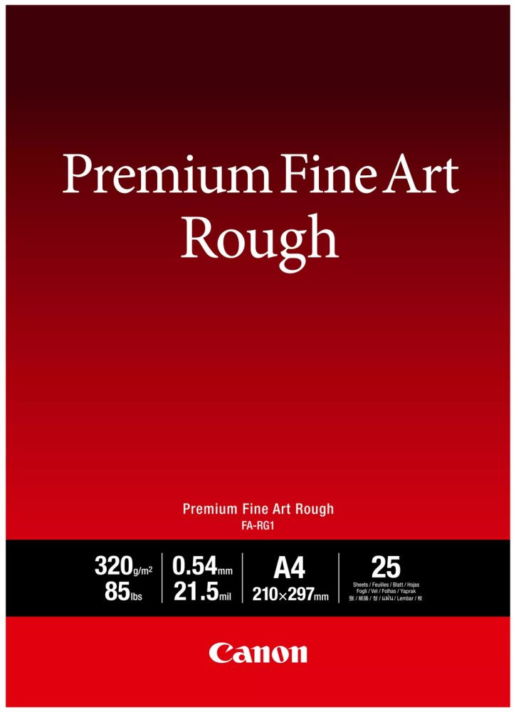 Canon fotopapír  FA-RG1  Premium FineArt Rough A4 25 listů