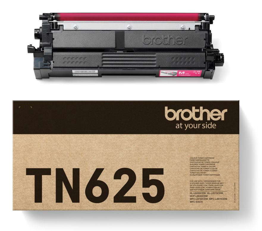 BROTHER toner TN625M pro HL-L8430/ DCP-L8630/MFC-L8730CDW / 1800 stran / magenta