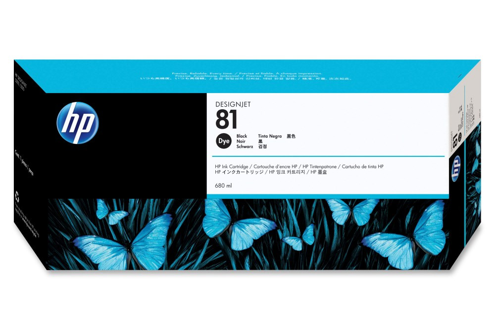 HP (81) C4930A - ink.black, DesignJet 5000xx (680ml) originál