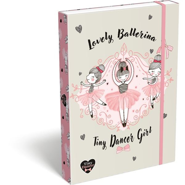 Desky na školní sešity A4 LizzyCard, tanečnice