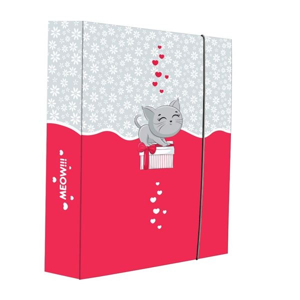Box na sešity A4 JUMBO - Meow
