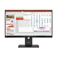 LENOVO LCD T27-40 - 27",IPS,matný,16:9,1920x1080,120Hz,4ms,300cd/m2,1500:1,HDMI,DP,VGA,USBHub,USB-C,PD15W,VESA,Pivot