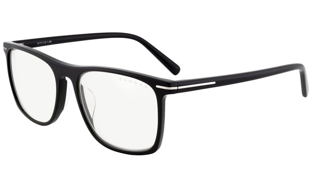GUNNAR kancelářske/herní brýle  HAYWARD ONYX čirá skla BLF 35 GUNNAR focus
