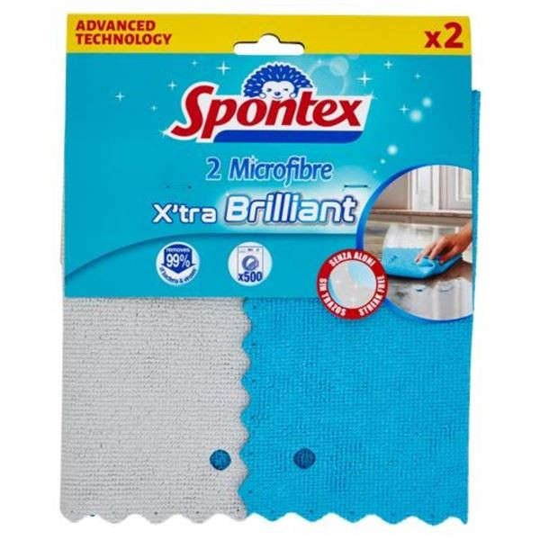 Mikroutěrka Spontex X´tra Brilliant, 2 ks