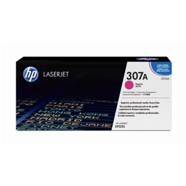 Toner HP CE743A, purpurový